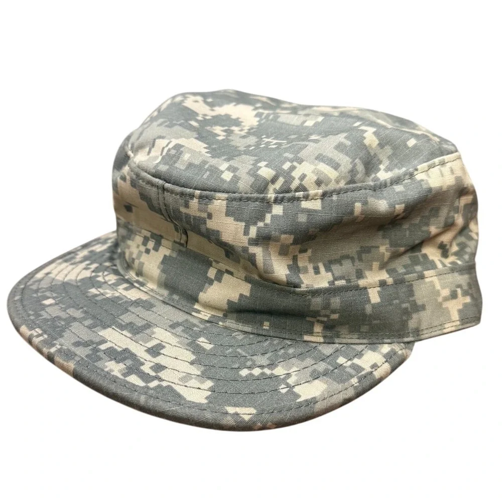 US Army ACU Digital Camo Patrol Cap Hat Size 7 5/8 military‎ tactical